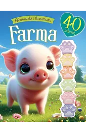 Kolorowanka z flamastrami. Farma