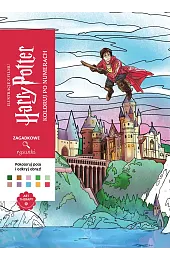 Harry Potter. Zagadkowe rysunki. Koloruj po,zbiorowa Praca