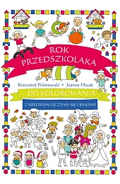 Rok przedszkolaka do kolorowania - z,Krzysztof Wiśniewski