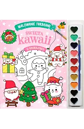 Malowanie farbkami. Święta kawaii