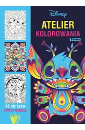 Atelier kolorowania Teens. 40 obrazów. Stitch i Mandale. Disney