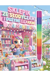 Sklepik ze słodyczami i dużymi lizakamizbiorowa Praca