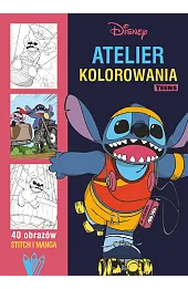 Atelier kolorowania Teens. 40 obrazów. Stitch i Manga. Disney