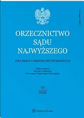 Orzecznictwo Sądu Najwyższego. Izba Pracy i, 