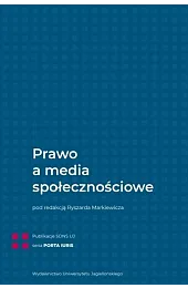Prawo a media społecznościoweRyszard Markiewicz