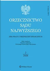 Orzecznictwo Sądu Najwyższego. Izba Pracy i, 
