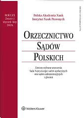 Orzecznictwo Sądów Polskich