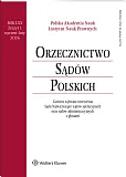 Orzecznictwo Sądów Polskich