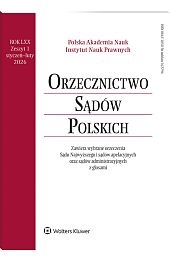Orzecznictwo Sądów Polskich