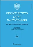 Orzecznictwo Sądu Najwyższego. Izba Pracy i Ubezpieczeń Społecznych