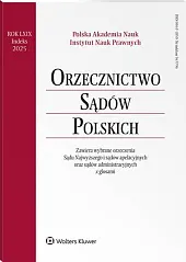 Orzecznictwo Sądów Polskich 