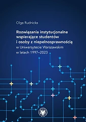 Rozwiązania instytucjonalne wspierające studentów i osoby,Olga Rudnicka