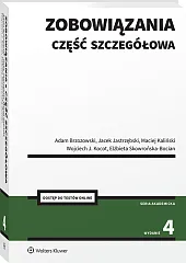 Zobowiązania. Część szczegółowa