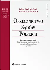 Orzecznictwo Sądów Polskich