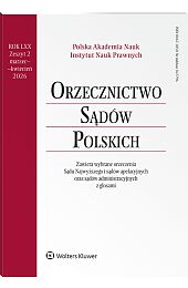 Orzecznictwo Sądów Polskich