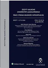 Zeszyty Naukowe Uniwersytetu Jagiellońskiego. Prace z Prawa Własności Intelektualnej