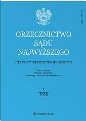 Orzecznictwo Sądu Najwyższego. Izba Pracy i, 