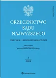 Orzecznictwo Sądu Najwyższego. Izba Pracy i Ubezpieczeń Społecznych
