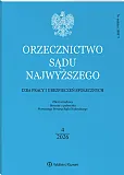 Orzecznictwo Sądu Najwyższego. Izba Pracy i Ubezpieczeń Społecznych