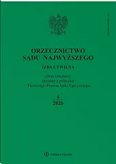 Orzecznictwo Sądu Najwyższego. Izba Cywilna