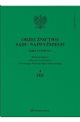 Orzecznictwo Sądu Najwyższego. Izba Cywilna