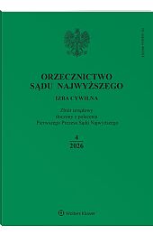 Orzecznictwo Sądu Najwyższego. Izba Cywilna