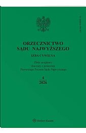 Orzecznictwo Sądu Najwyższego. Izba Cywilna