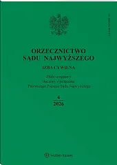 Orzecznictwo Sądu Najwyższego. Izba Cywilna