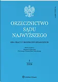 Orzecznictwo Sądu Najwyższego. Izba Pracy i Ubezpieczeń Społecznych