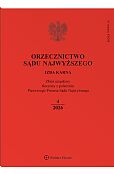 Orzecznictwo Sądu Najwyższego. Izba Karna