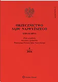 Orzecznictwo Sądu Najwyższego. Izba Karna