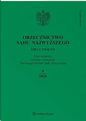 Orzecznictwo Sądu Najwyższego. Izba Cywilna 