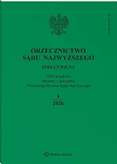 Orzecznictwo Sądu Najwyższego. Izba Cywilna