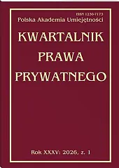 Kwartalnik Prawa Prywatnego 