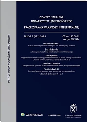 Zeszyty Naukowe Uniwersytetu Jagiellońskiego. Prace z Prawa Własności Intelektualnej