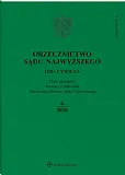Orzecznictwo Sądu Najwyższego. Izba Cywilna