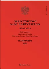 Orzecznictwo Sądu Najwyższego. Izba Karna 