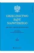 Orzecznictwo Sądu Najwyższego. Izba Pracy i, 