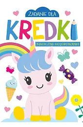 Zadanie dla kredki. Magiczne kolorowanki
