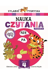 Sylabki Tygryska. Nauka czytania Poziom 3.,Elżbieta Lekan