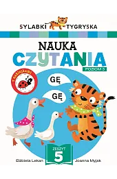 Sylabki Tygryska. Nauka czytania Poziom 3. Zeszyt 5