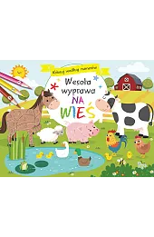 Koloruj według numerów. Wesoła wyprawa na wieś