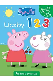 Świnka Peppa. Akademia Bystrzaka. Liczby 1, 2, 3