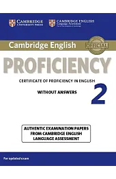 Cambridge English Proficiency 2 Student's Book without answers