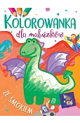 Kolorowanka dla maluszków ze smokiem