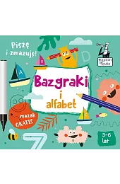 Kapitan Nauka. Bazgraki i alfabet (3-6,Monika Sobkowiak