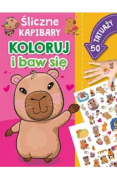 Koloruj i baw się. 50 tatuaży. Śliczne kapibary