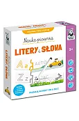 Nauka pisania. Litery i słowa. Książka + puzzle do pisania 3+ Kapitan Nauka