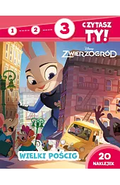 1, 2, 3, czytasz ty! Poziom 3. Wielki pościg. Disney Zwierzogród