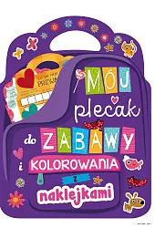 Mój plecak do zabawy i kolorowania z naklejkami